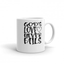 God's Love Never Fails - Mug