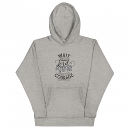 Wait For The Lord - Unisex Hoodie