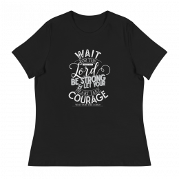 Wait For The Lord - Women's Relaxed T-Shirt