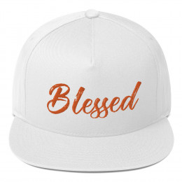 "Blessed" Flat Bill Cap