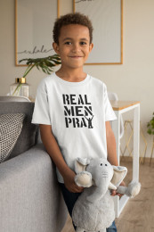 Real Men Pray - Toddler Short Sleeve Tee