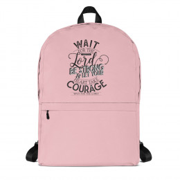 Wait For The Lord - Backpack