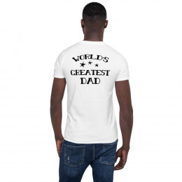 #1 Dad Fathers Day Short-Sleeve Unisex T-Shirt